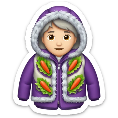 salad herring under a fur coat sticker