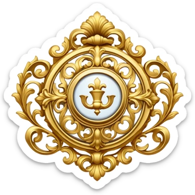 early access rococo badge sticker