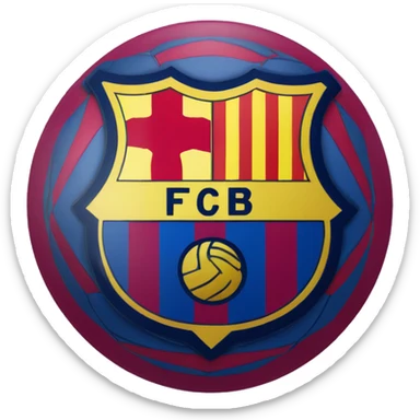 football club barcelona emblem spiderman sticker
