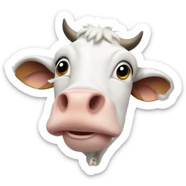 COW image with "THREE STAR DAIRY FEED" text  TEX N ENGLIS sticker