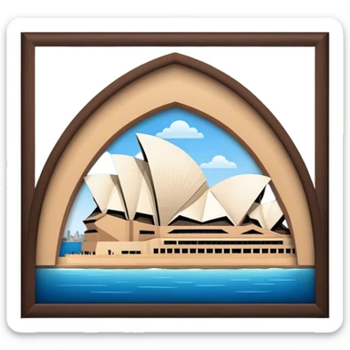 sydney opera house sticker