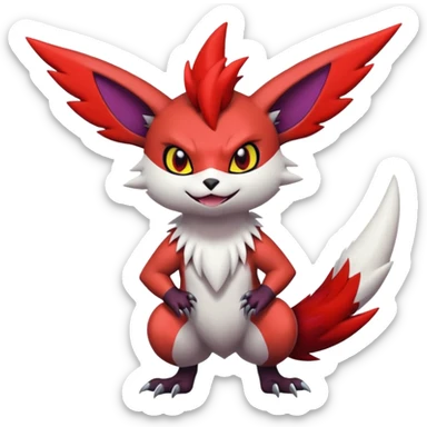 Noibat-Noivern-Zangoose-Litten-Hybrid sticker