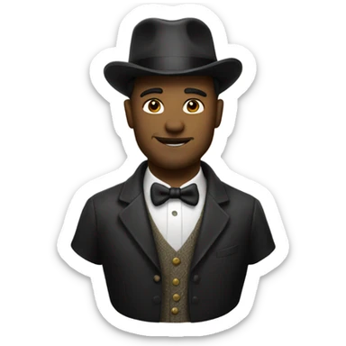 classy gentleman  sticker