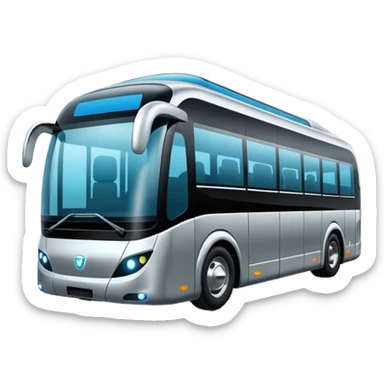 luxury future self driving bus sticker