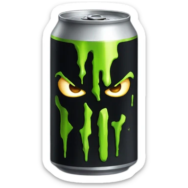 Monster energy can sticker