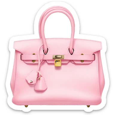 Baby pink birkin sticker