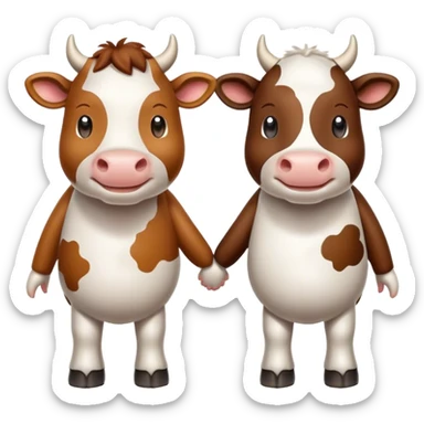 gay cows sticker