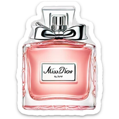Miss dior perfume sticker
