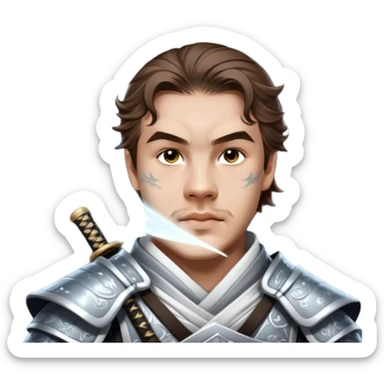 Moonlit Samurai sticker