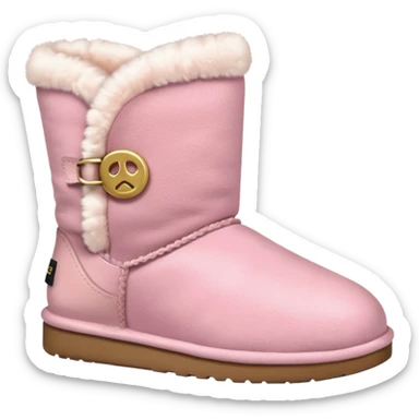 light pink uggs sticker