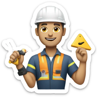 Electrician on a Friday sticker