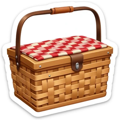 farting picnic basket sticker
