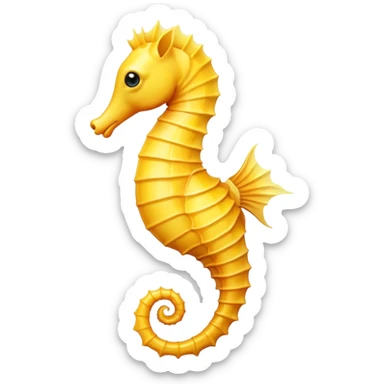 seahorse emoji sticker