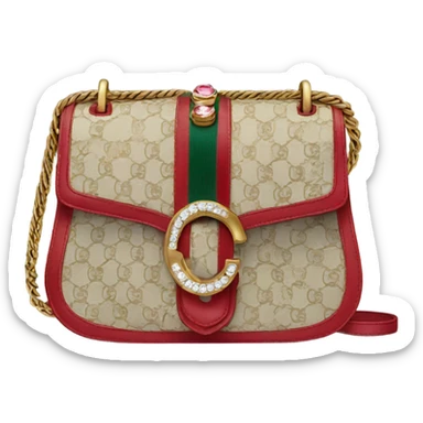 Gucci bag with rhinestones  sticker