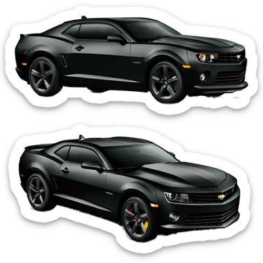 blacked out camaro sticker