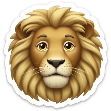 Lion sticker