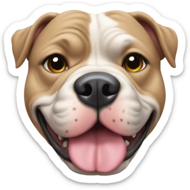american bully dog sticker