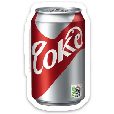 Can of Diet Coke sticker