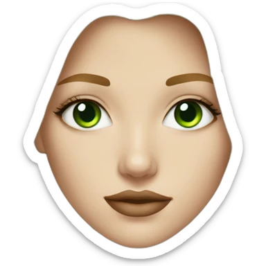 my beautiful blonde, green eyed, russian friend that look like a super model sticker