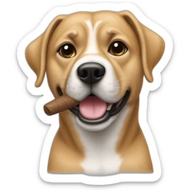 Chien qui fait du rap sticker