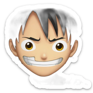 Luffy one piece gear 5 sticker