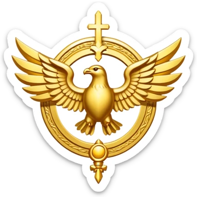 dominus' emblem holy  sticker