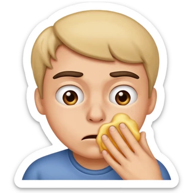 Smelling a nasty fart sticker