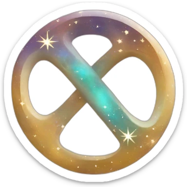 I want the infinity symbol with stars sticker