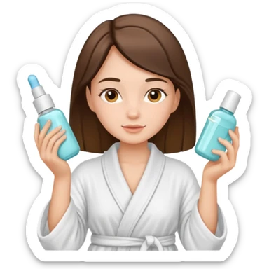 aesthetic girly evening routine  sticker