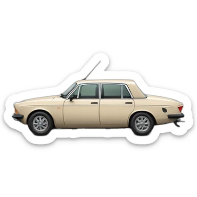 beige rover p6 v8 sticker