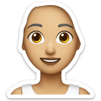 Chica con velo de novia en moto sticker