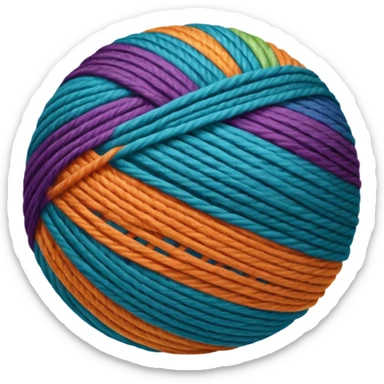 yarn ball sticker