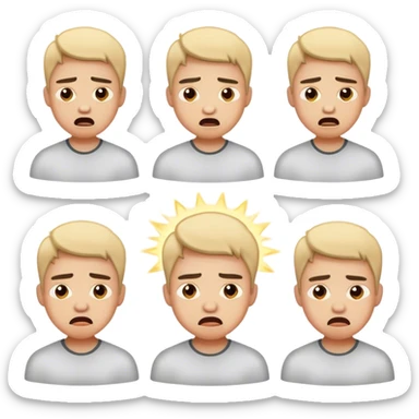 sharing the painpoint i face at work everyday at different level of frasturtion sticker