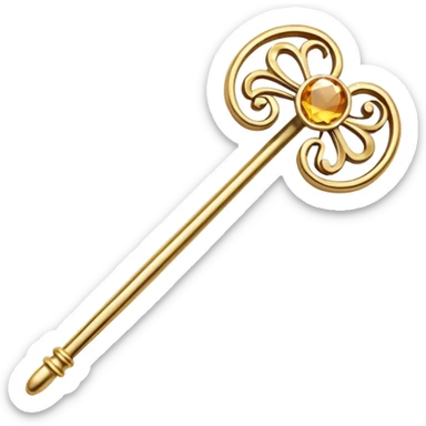 gold hairpin



 sticker