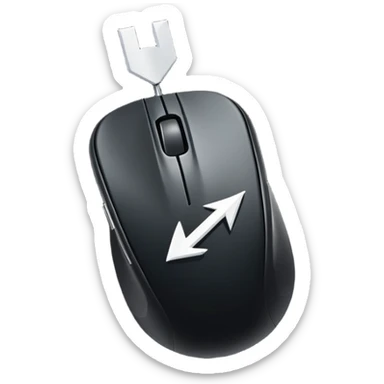 computer mouse cursor pointer sticker