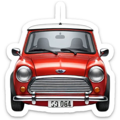 classic mini cooper sticker