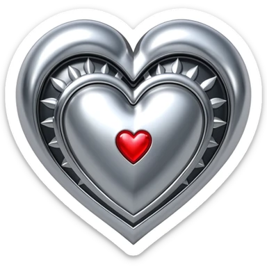 sorayama gothic heart sticker