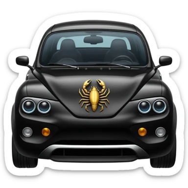 black scorpio n car sticker