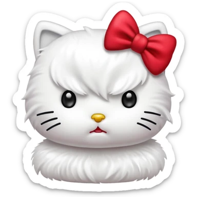 Hello-kitty hello-kitty mad sticker