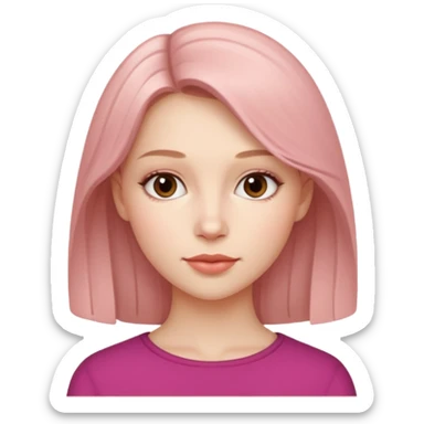 Cinematic Realistic Anna Shcherbakova Portrait, depicted with lifelike skin texture, subtle rosy undertones, and soft natural lighting that enhances the gentle contours of her face. sticker