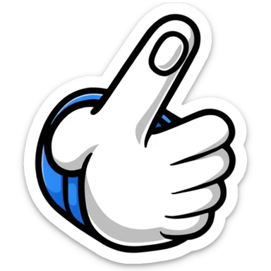 thumbs up like button social media sticker