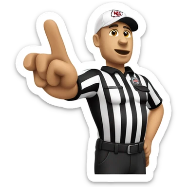 kansas city chiefs referee sticker