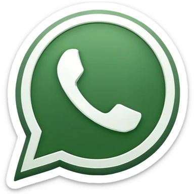 whatsapp logo sticker