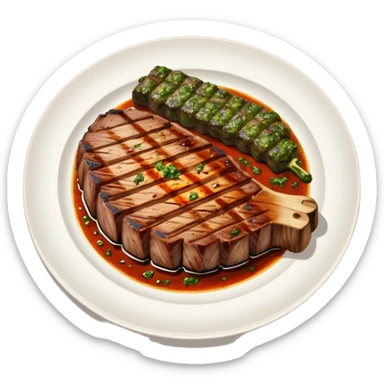 tira de asado argentino sticker