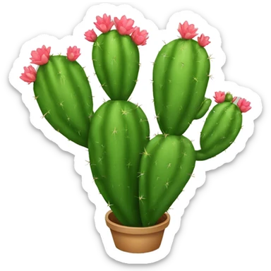nopal cactus sticker