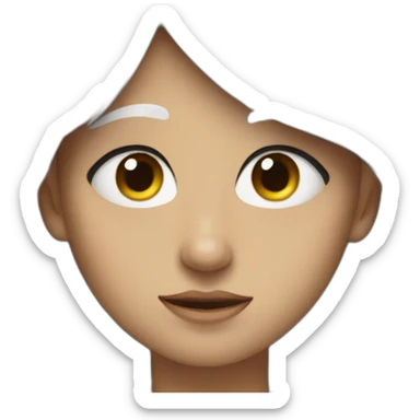 yeux choqué sticker