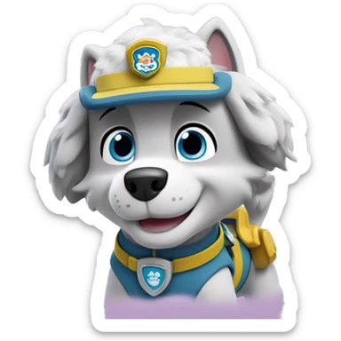 paw patrol everest sticker