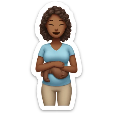 postpartum mom sticker