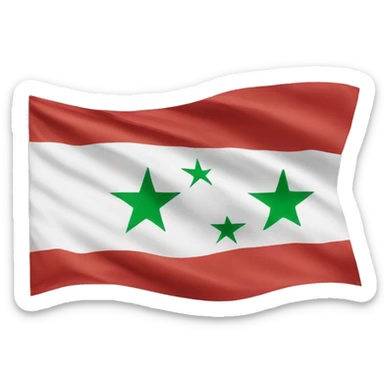 Free syria flag sticker
