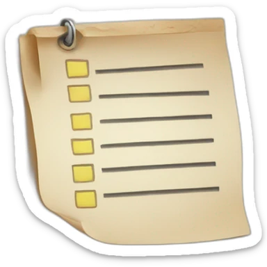 a task list unique sticker